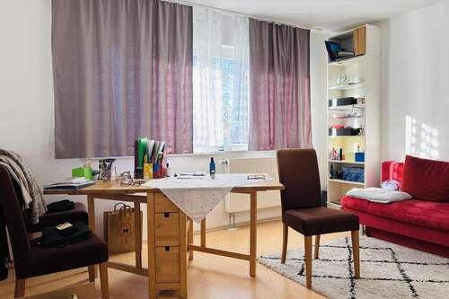 Wohnzimmer im Neubau - 