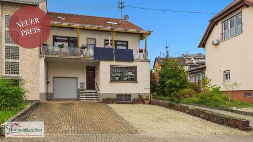 Straßenansicht - 15 MIN-BIS L-REMICHSCHENGEN: WOHNHAUS MIT GARAGE UND GARTEN