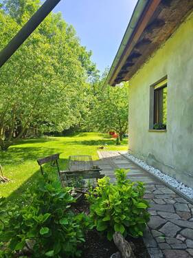 Garten - 4 Zimmer Einfamilienhaus in Wörbzig