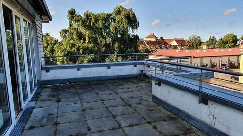 Dachterrasse - 1 Zimmer Etagenwohnung in Greifswald