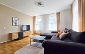 Wohnzimmer - Barrierearm wohnen im Grünen - 3-Raum-Wohnung in Mösthinsdorf