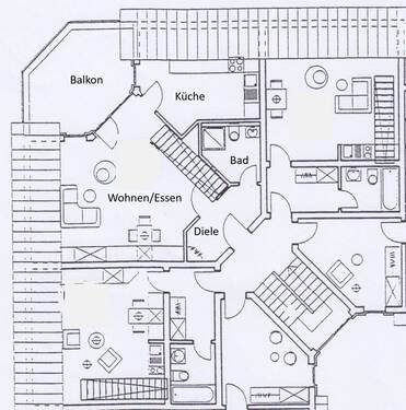 Bild 2 - 2 Zimmer Etagenwohnung zum Kaufen in Bad Oeynhausen