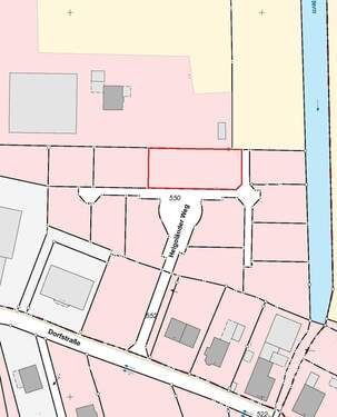 Flurkarte Helgoländer Weg - Auszug - Grundstück zum Kaufen in Seestermühe