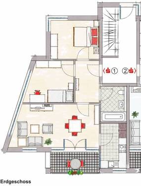 Hochparterre rechts - 