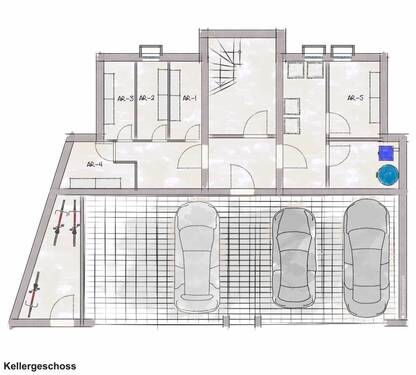 Untergeschoss/Carports - 