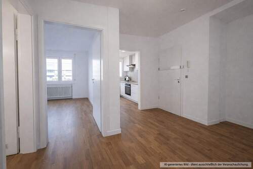 Diele Visualisierung - 3 Zimmer Etagenwohnung zum Kaufen in Stuttgart