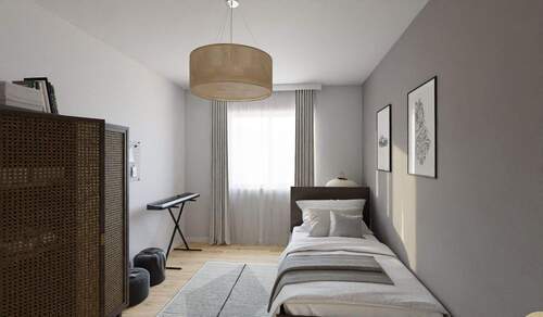  Komfortables Kinderzimmer im Obergeschoss - Doppelhaushälfte mit 136,80 m&sup2; in Bergkamen zum Kaufen