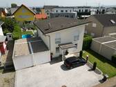 Luftbild Eingang - 5 Zimmer Einfamilienhaus in Rheinhausen