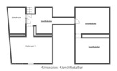 Grundriss Gewölbekeller - 