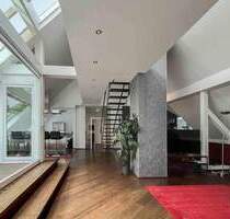 Exklusive Maisonette-Eigentumswohnung mit Sauna, großer Terrasse und außergewöhnlicher Architektur - Essen Bochold