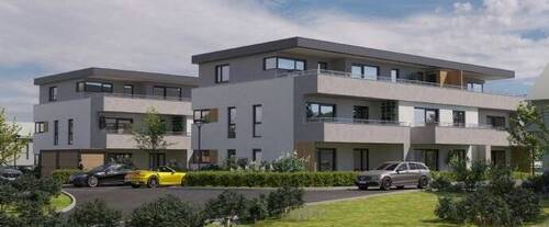 SÜD-WEST ANSICHT - 3 Zimmer Terrassenwohnung zum Kaufen in Herrenberg