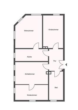 4-Zimmerwohnung 1. Obergeschoss - 