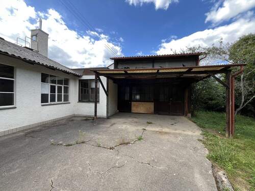 Ansicht Carport / Halle - Grundstück in Steinenbronn