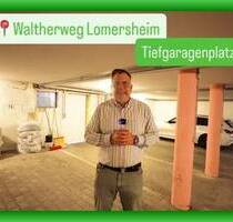Tiefgaragen-Stellplatz im Waltherweg in Mühlacker-Lomersheim zu verkaufen