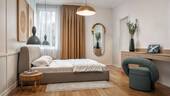 Munstead Wood_Schlafzimmer Visualisierung - 3 Zimmer Etagenwohnung in Berlin