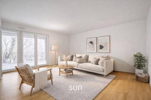 WOHNZIMMER STAGED - 3 Zimmer Etagenwohnung in Frankfurt am Main