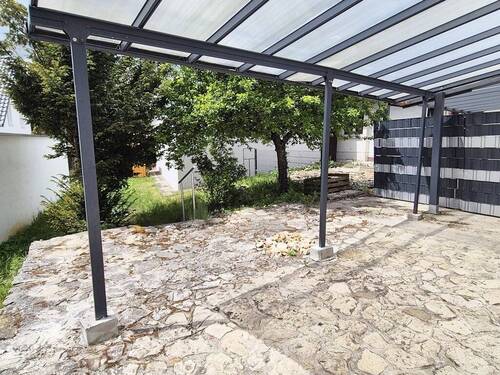 Westterrasse mit Pergola - 