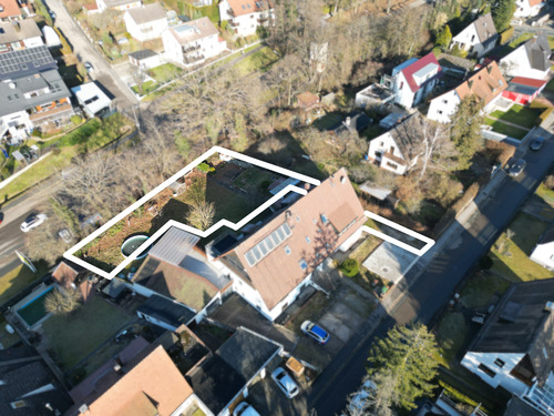 Südwestperspektive - Grundstück in Burgthann