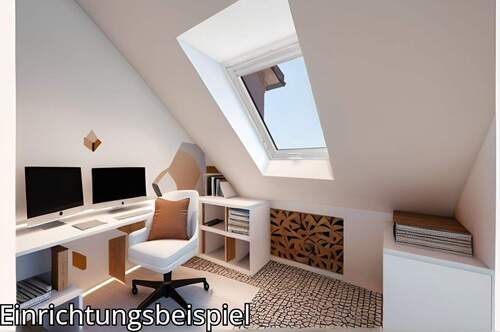 Einrichtungsbeispiel Homeoffice/zweites Kinderzimmer - Etagenwohnung mit 97,00 m&sup2; in Altdorf zum Kaufen