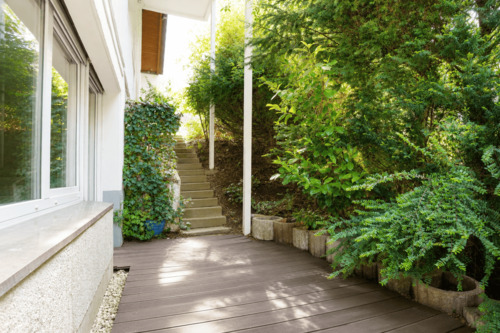 Terrasse im UG - 