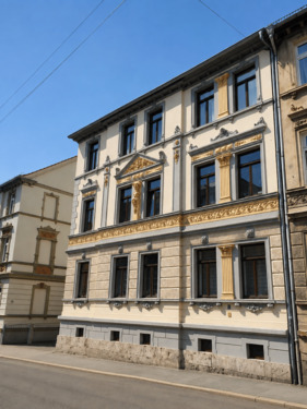 Außenansicht - Großzügige 4-Zimmer-Altbauwohnung mit Balkon, Garten und Stellplatz in einem gepflegten Mehrfamilienhaus