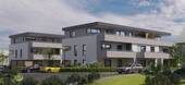 Südwest-Ansicht - 2 Zimmer Terrassenwohnung in Herrenberg