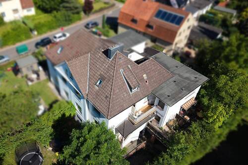 Drohnenaufnahme - Mehrfamilienhaus, Wohnhaus mit 252,00 m&sup2; in Hamburg zum Kaufen
