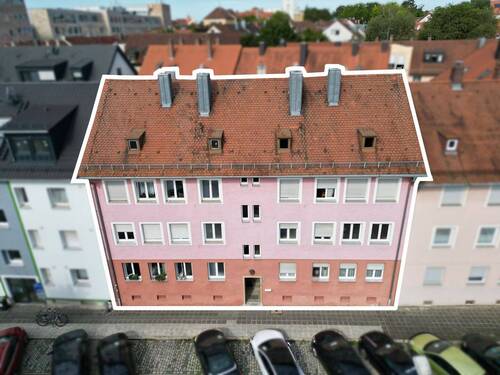 Außenperspektive - Provisionsfrei! Frei werdende 2-Zimmer-Wohnung am Wöhrder See in Nürnberg