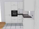 Moderne Küche mit Geräten - 4 Zimmer Etagenwohnung in Weil am Rhein