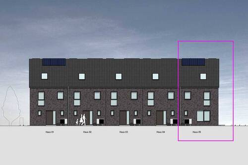 Eingangsansicht - Reihenendhaus mit 131,00 m&sup2; in Henstedt-Ulzburg zum Kaufen