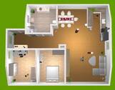 Grundriss-1 - 3 Zimmer Etagenwohnung zur Miete in Maxhütte-Haidhof