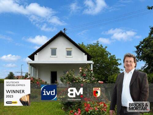 Titelbild - Haus auf Freizeitgrundstück in Friedberg-Stätzling - naturnah, ruhig und vielseitig nutzbar