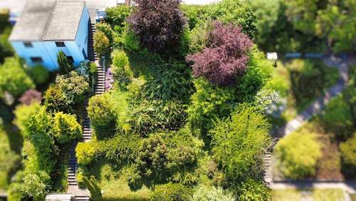 Garage an der Grundstücksgrenze - 