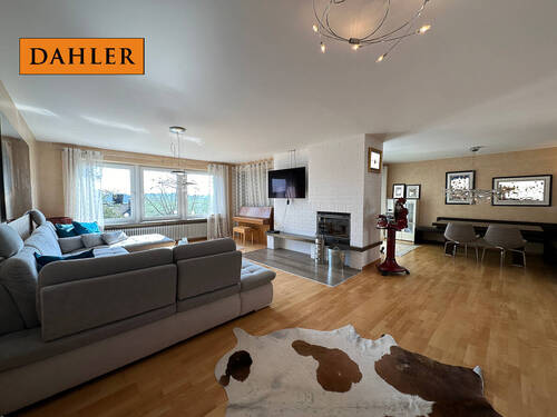 Wohnzimmer - Reihenendhaus mit 163,00 m&sup2; in Friedberg / Haberskirch zum Kaufen