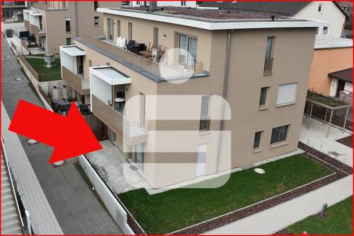 Ansicht - Moderne 2-Zimmer-Wohnung mit Terrasse in Ebermannstadt
