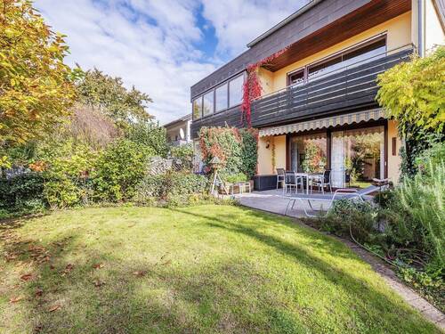 Gartenansicht - 4 Zimmer Doppelhaushälfte zum Kaufen in Stutensee-Friedrichstal