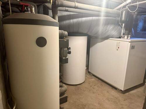 Innenliegende Wärmepumpe - 