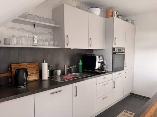 offene Küche - Etagenwohnung mit 90,00 m&sup2; in Weyhe zur Miete