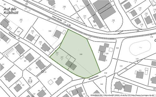 Lageplan - 9 Zimmer Mehrfamilienhaus, Wohnhaus zum Kaufen in Speicher