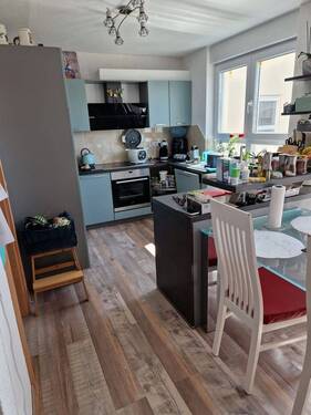 Küche mit Esszimmer.jpg - 4 Zimmer Etagenwohnung in Balingen
