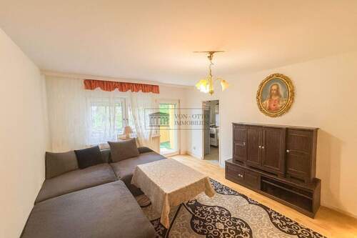 Gemütliches Wohn/Schlafzimmer - Kompakt, ruhig, bezugsfrei - 1-Zimmer-Wohnung mit Balkon