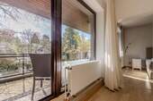 Blick Balkon + Schlafzimmer - 