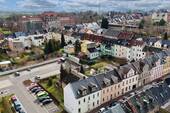 Luftaufnahme von links - 7 Zimmer Einfamilienhaus in Hartha