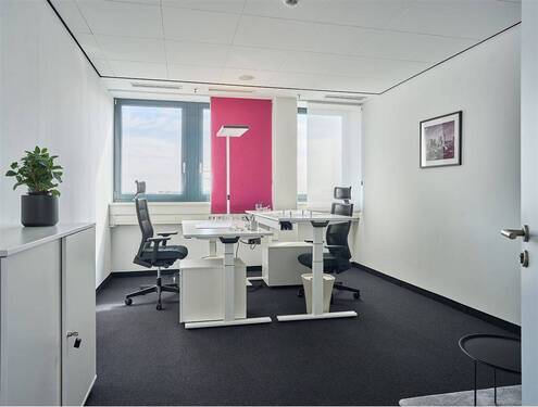 Helles Büro - Stilvolles Büro mit Skylineblick, kosteneffizient, Pauschalmiete, Servicepaket inkl.