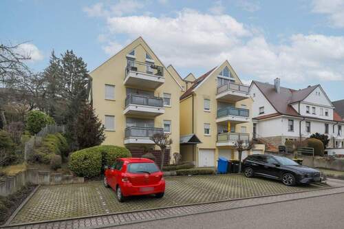 Straßenansicht - Sehr gepflegte 2-Zimmer-Eigentumswohnung mit Balkon und PKW-Stellplatz inkl. Mieter!