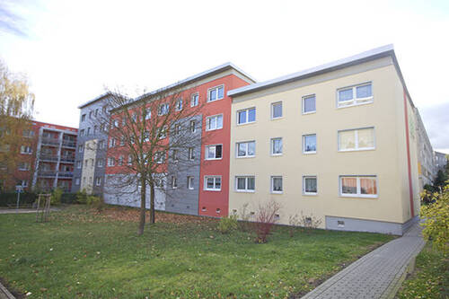 Ansicht hinten - 2 Zimmer Etagenwohnung in Halle (Saale)
