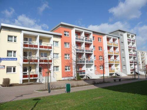 Ansicht vorn - Etagenwohnung mit 47,70 m&sup2; in Halle (Saale) zur Miete