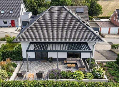 Gartenansicht visualisiert - 