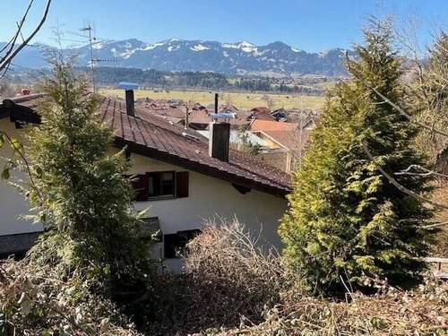 2370, Ansicht mit DHH - 7 Zimmer Doppelhaushälfte zum Kaufen in Sonthofen-Altsstädten