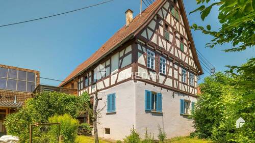 Außenansicht 3 - 6 Zimmer Bauernhaus, Landhaus zum Kaufen in Bempflingen